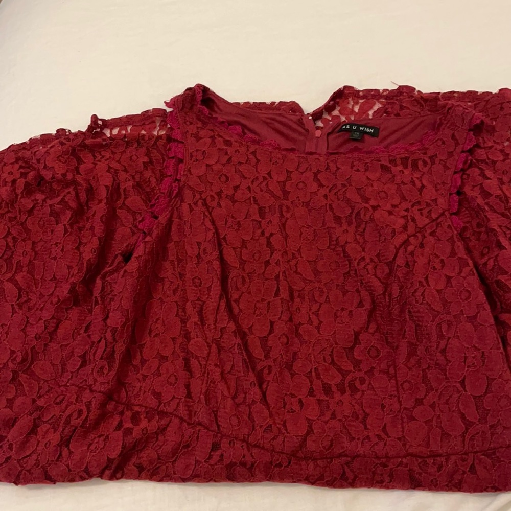 Red Lace Dress